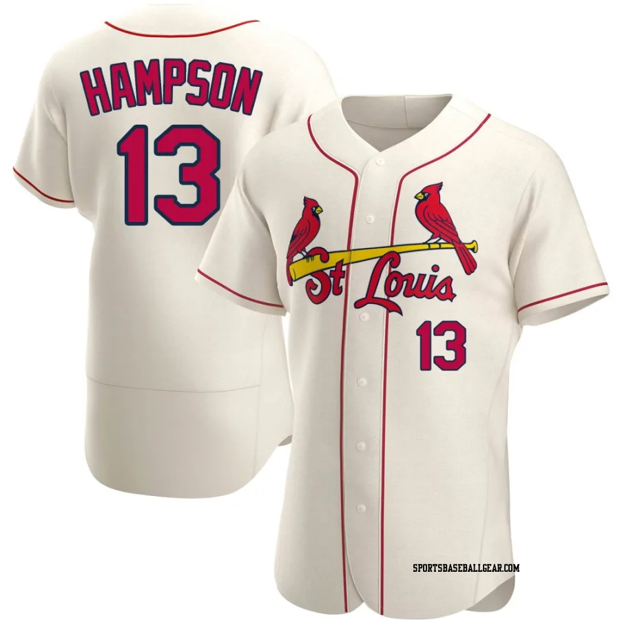 Garrett Hampson Men's St. Louis Cardinals Cream Authentic Alternate Jersey