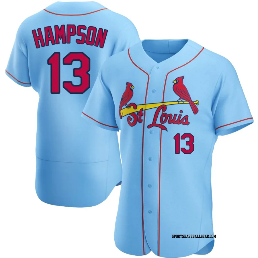 Garrett Hampson Men's St. Louis Cardinals Light Blue Authentic Alternate Jersey