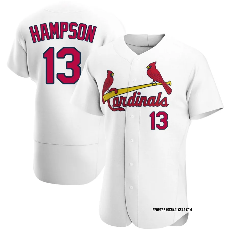 Garrett Hampson Men's St. Louis Cardinals White Authentic Home Jersey