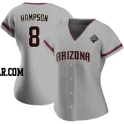Garrett Hampson Women's Arizona Diamondbacks Gray Authentic Road 2023 World Series Jersey