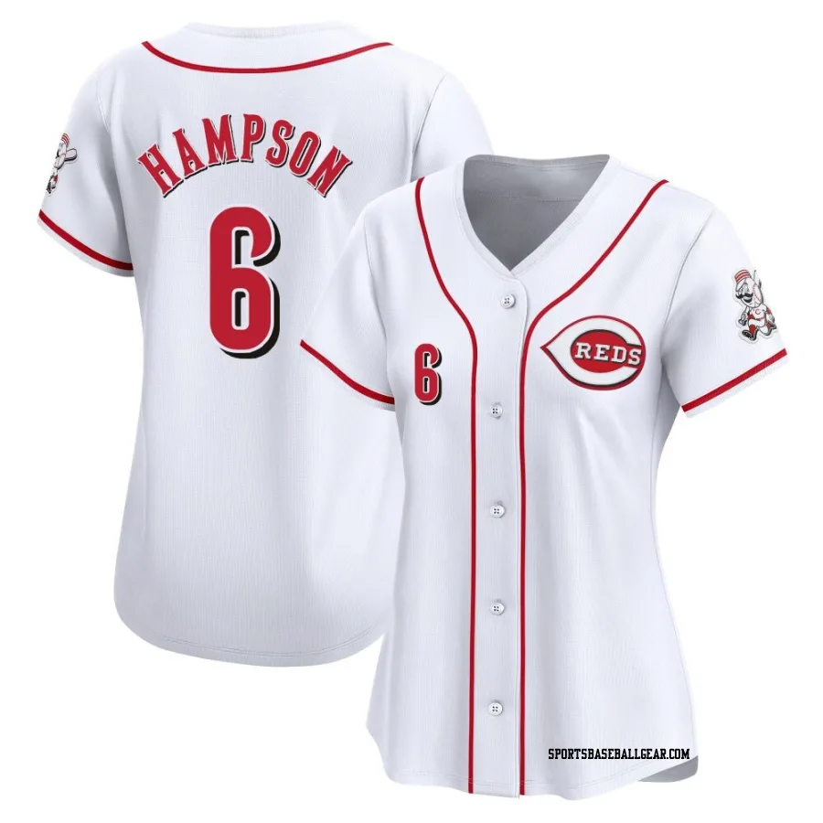 Garrett Hampson Women's Cincinnati Reds White Limited Home Jersey