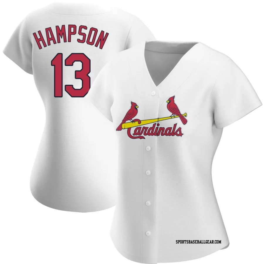 Garrett Hampson Women's St. Louis Cardinals White Authentic Home Jersey