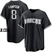 Garrett Hampson Youth Arizona Diamondbacks Black/White Replica Jersey