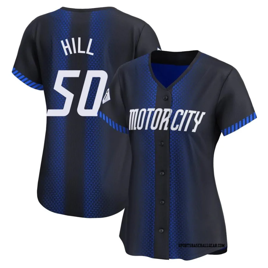 Garrett Hill Women's Detroit Tigers Blue Limited 2024 City Connect Jersey