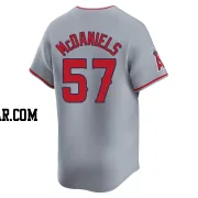 Garrett McDaniels Youth Los Angeles Angels Gray Limited Away Jersey