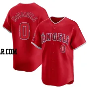 Garrett McDaniels Youth Los Angeles Angels Red Limited Alternate Jersey