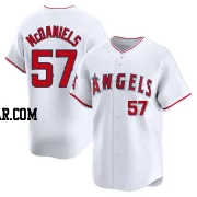 Garrett McDaniels Youth Los Angeles Angels White Limited Home Jersey