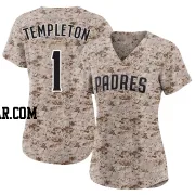 Garry Templeton Women's San Diego Padres Camo Limited 2nd Alternate Jersey