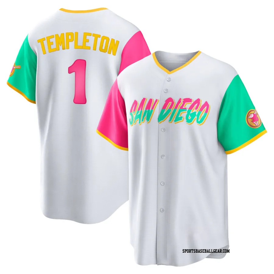 Garry Templeton Youth San Diego Padres White Replica 2022 City Connect Jersey