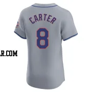 Gary Carter Men's New York Mets Gray Elite Road Jersey