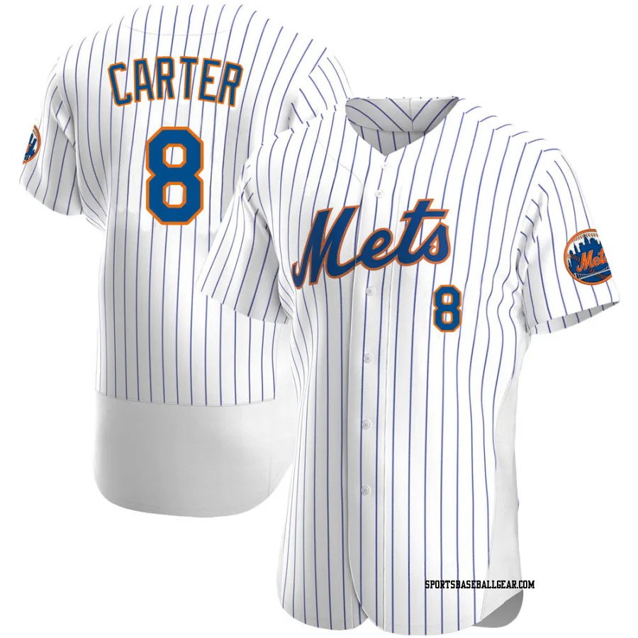 Gary Carter Men's New York Mets White Authentic Home Jersey