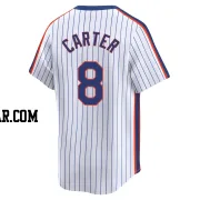 Gary Carter Men's New York Mets White Limited Cooperstown Collection Jersey