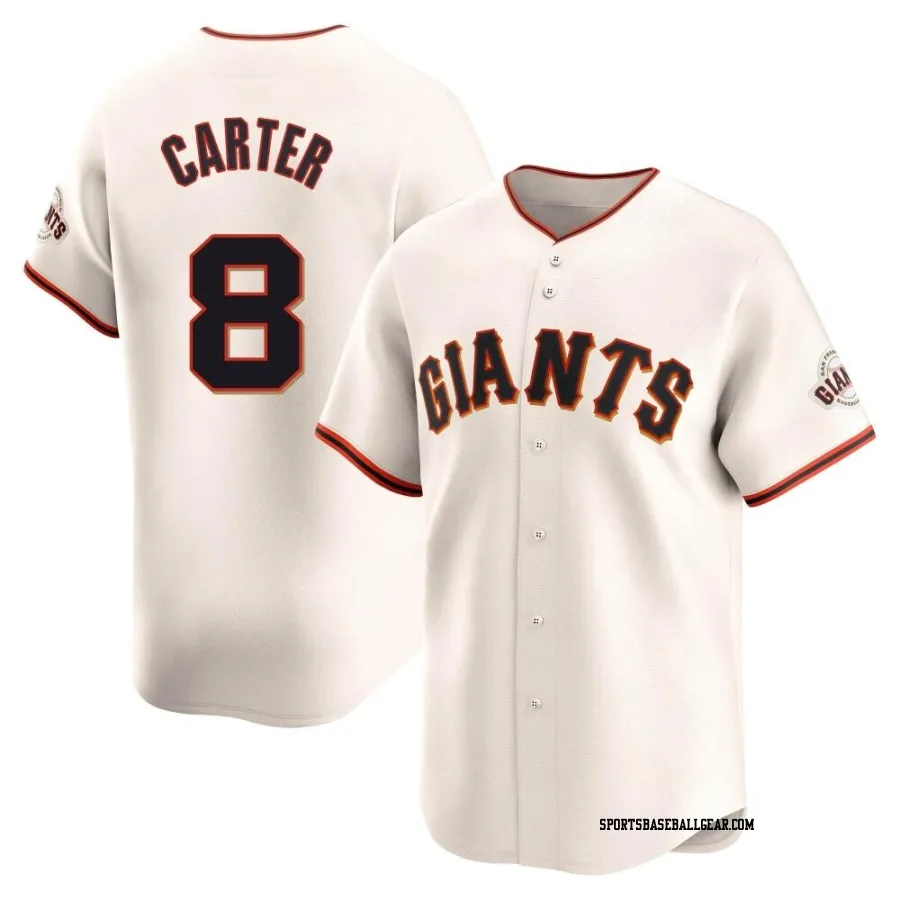 Gary Carter Men's San Francisco Giants Cream Limited Home Jersey