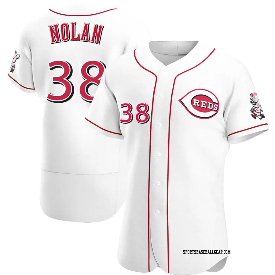 Gary Nolan Men's Cincinnati Reds White Authentic Home Jersey