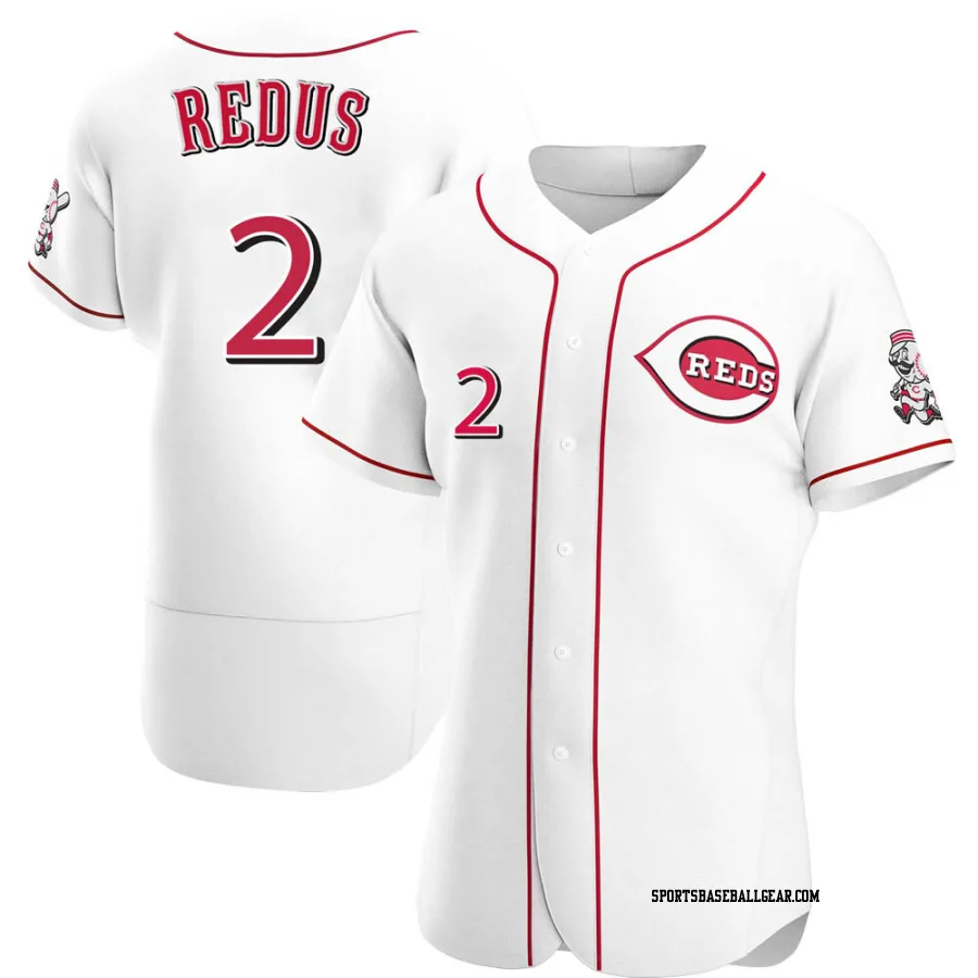 Gary Redus Men's Cincinnati Reds White Authentic Home Jersey