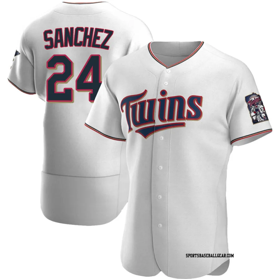 Gary Sanchez Men's Minnesota Twins White Authentic Home Jersey