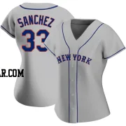 Gary Sanchez Women's New York Mets Gray Authentic Road Jersey