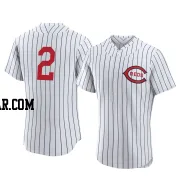 Gavin Lux Men's Cincinnati Reds White Authentic 2022 Field Of Dreams Jersey
