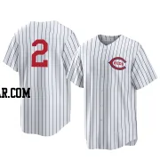 Gavin Lux Men's Cincinnati Reds White Replica 2022 Field Of Dreams Jersey