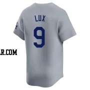 Gavin Lux Men's Los Angeles Dodgers Gray Limited Away Jersey