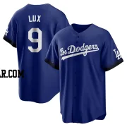 Gavin Lux Men's Los Angeles Dodgers Royal Replica 2021 City Connect Jersey