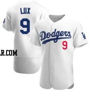 Gavin Lux Men's Los Angeles Dodgers White Authentic Home Jersey