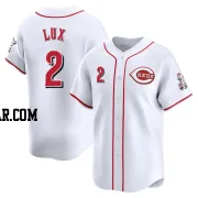 Gavin Lux Youth Cincinnati Reds White Limited Home Jersey