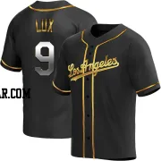 Gavin Lux Youth Los Angeles Dodgers Black Golden Replica Alternate Jersey