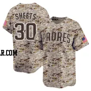 Gavin Sheets Youth San Diego Padres Camo Limited 2nd Alternate Jersey