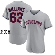 Gavin Williams Men's Cleveland Guardians Gray Authentic Road Jersey