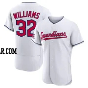 Gavin Williams Men's Cleveland Guardians White Authentic Home Jersey