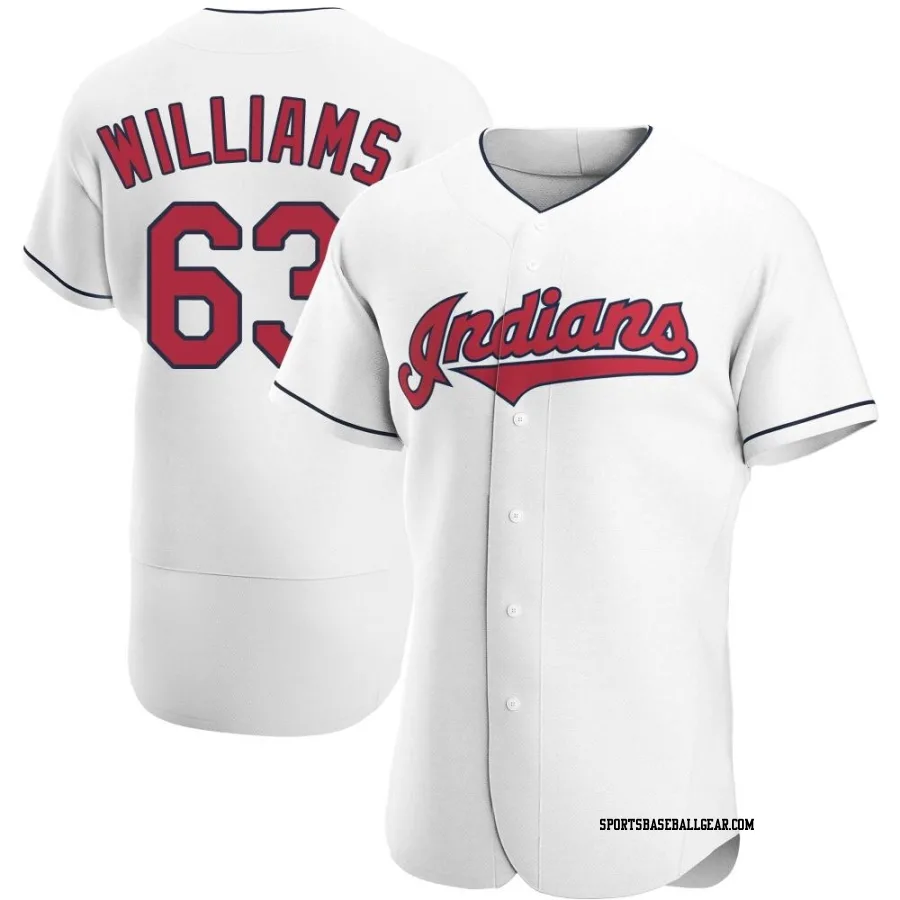 Gavin Williams Men's Cleveland Guardians White Authentic Home Jersey