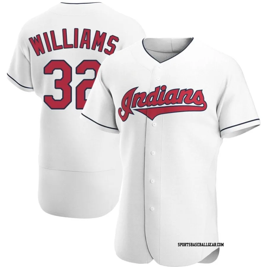 Gavin Williams Men's Cleveland Guardians White Authentic Home Jersey