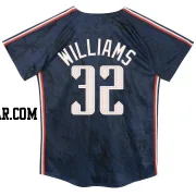 Gavin Williams Toddler Cleveland Guardians Navy Limited Preschool & 2024 City Connect Jersey