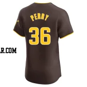 Gaylord Perry Men's San Diego Padres Brown Elite Road Vapor Premier Jersey