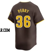 Gaylord Perry Men's San Diego Padres Brown Limited Away Jersey