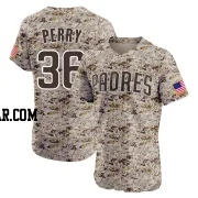 Gaylord Perry Men's San Diego Padres Camo Elite Alternate Vapor Premier Jersey