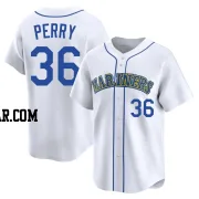 Gaylord Perry Youth Seattle Mariners White Limited Throwback Cooperstown Collection Jersey