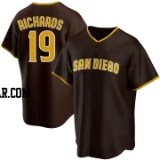 Gene Richards Men's San Diego Padres Brown Replica Road Jersey