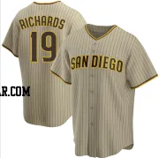 Gene Richards Men's San Diego Padres Sand/Brown Replica Alternate Jersey