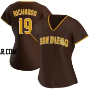 Gene Richards Women's San Diego Padres Brown Authentic Road Jersey