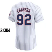 Genesis Cabrera Men's New York Mets White Elite Home Jersey