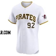 Genesis Cabrera Men's Pittsburgh Pirates White Elite Home Jersey