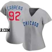 Genesis Cabrera Women's Chicago Cubs Gray Replica Road Jersey