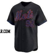 Genesis Cabrera Youth New York Mets Black Limited Alternate Jersey
