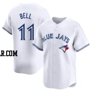 George Bell Youth Toronto Blue Jays White Limited Home Jersey