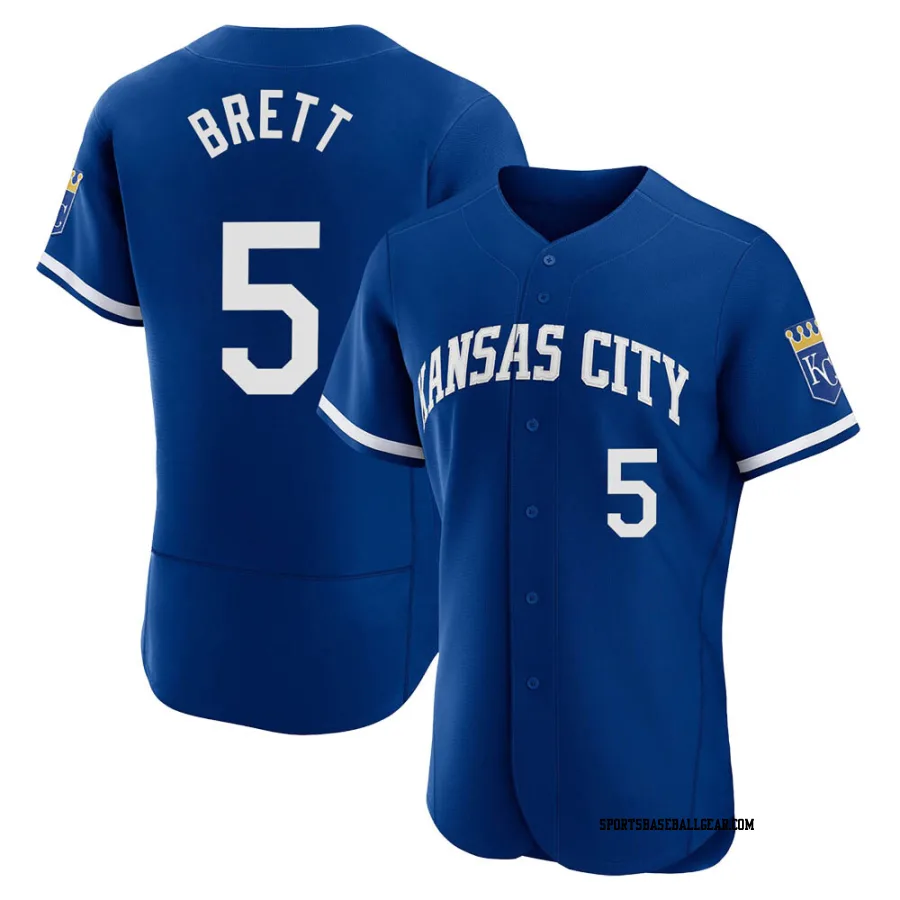 George Brett Men's Kansas City Royals Royal Authentic 2022 Alternate Jersey
