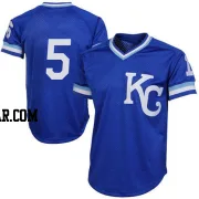 George Brett Men's Kansas City Royals Royal Blue Replica 1989 Throwback Jersey