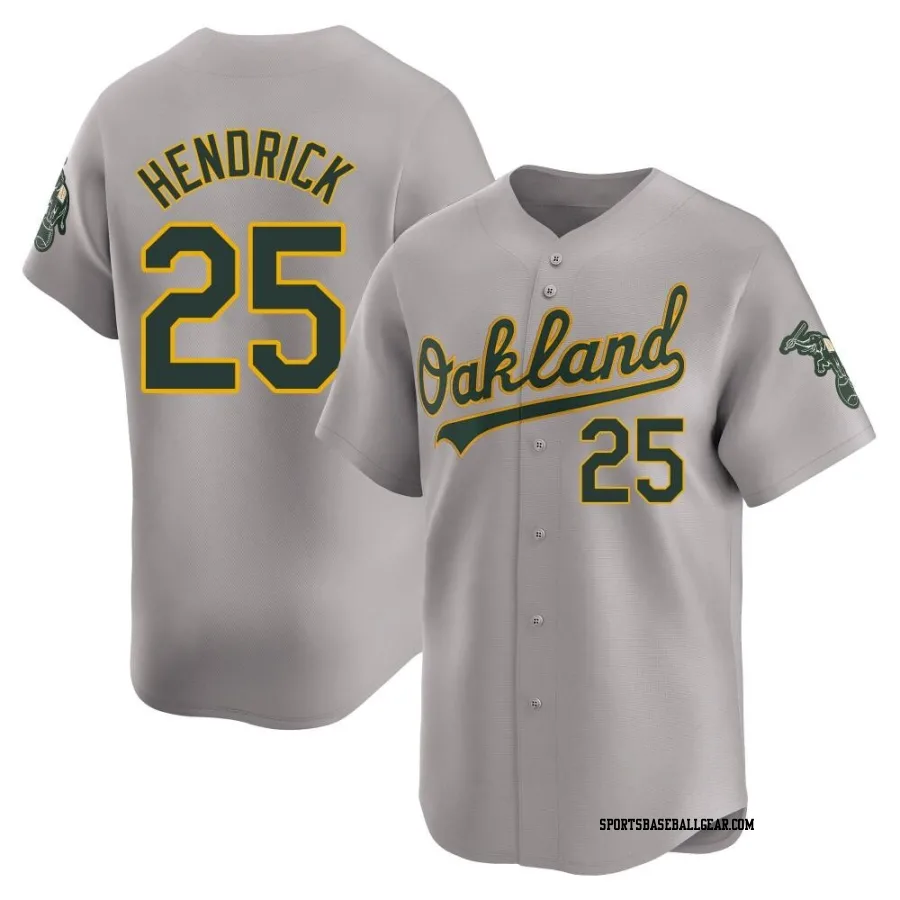 George Hendrick Men's Oakland Athletics Gray Limited Away Jersey