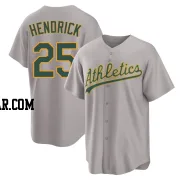 George Hendrick Youth Oakland Athletics Gray Replica Away 2.0 Jersey